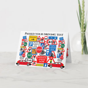 運転試験に合格おめでとうございます！ カード