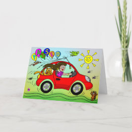 運転試験に合格おめでとう カード