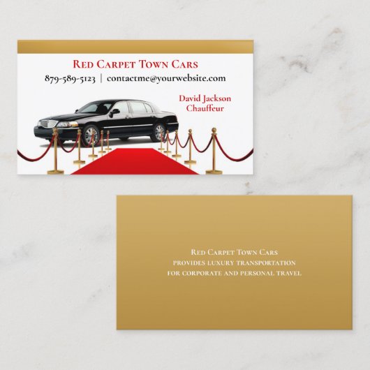 運転車の名刺 名刺 (正面/裏面)