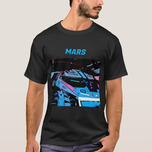 運転開始火星 Tシャツ (正面)