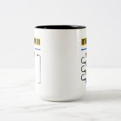 運転 – 退職計画2024マグカップ ツートーンマグカップ (中央)