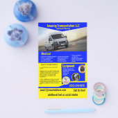 運送会社フライヤー チラシ (シングル)