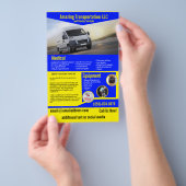 運送会社フライヤー チラシ (ハンドル)