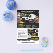 運送会社フライヤー チラシ (シングル)