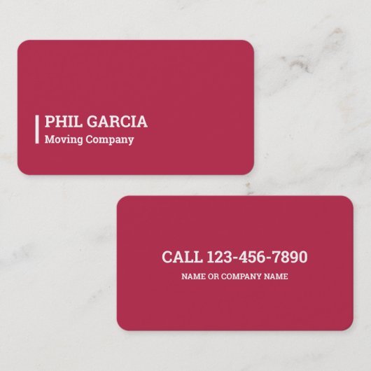 運送会社 名刺 (正面/裏面)