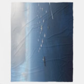 運送業者艦隊2 フリースブランケット (正面)