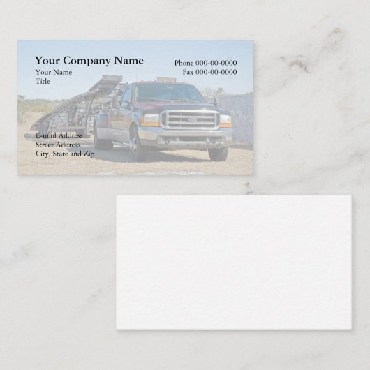 運送用名刺 名刺 (正面/裏面)