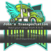 運送運送会社の広告 シール (正面)