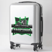 運送運送会社の広告 シール (スーツケース)