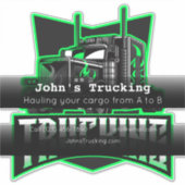 運送運送会社の広告 シール (正面)