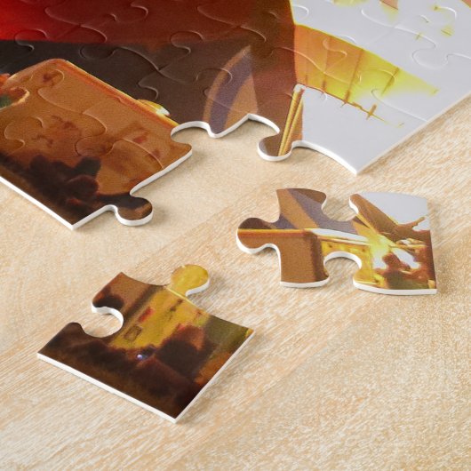 運遠くに ジグソーパズル (側面)