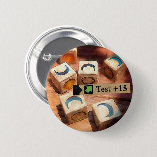 運 缶バッジ (正面&裏面)