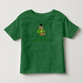 運「O」アイルランドのテディー・ベアの幼児のTシャツ トドラーTシャツ