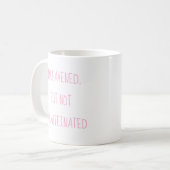 過おもしろい去者 コーヒーマグカップ (正面左)