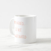 過おもしろい去者 コーヒーマグカップ (正面左)