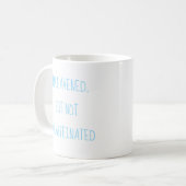 過おもしろい去者 コーヒーマグカップ (正面左)