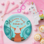 過ぎパーソナライズされた越しの家名と年 ペーパープレート (パーティー)