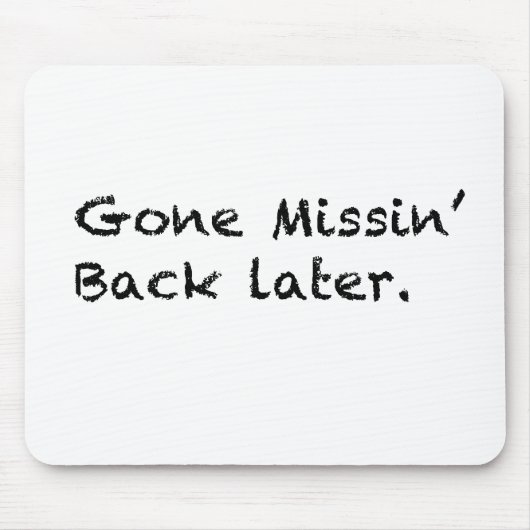 過ぎ去った マウスパッド (正面)