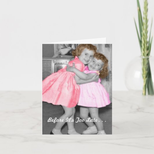 過ぎ去る前にハーバート・スウィートフランクの詩 シーズンカード (正面)