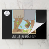 過ぎ越しのカエルが消える ペーパーパッド (折り畳み)