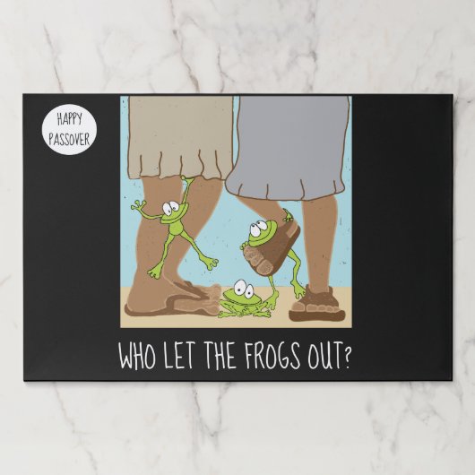 過ぎ越しのカエルが消える ペーパーパッド (正面)