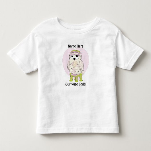 過ぎ越しのトッドラーカスタマイズTシャツ「賢い子ども」 トドラーTシャツ (正面)