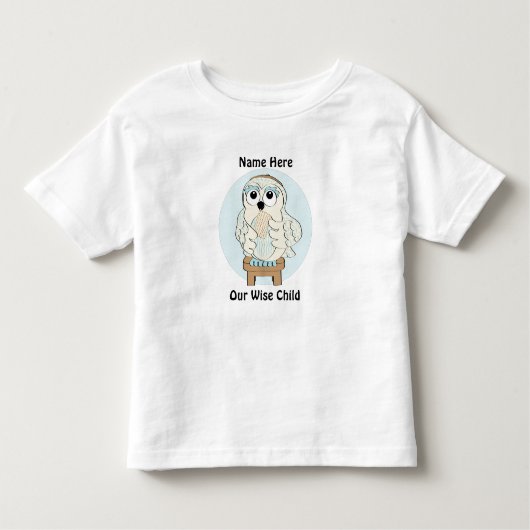 過ぎ越しの幼いTカスタマイズシャツ「賢い子」 トドラーTシャツ (正面)