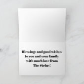 過ぎ越しの挨拶状「過ぎ越しの挨拶」 カード (内部)