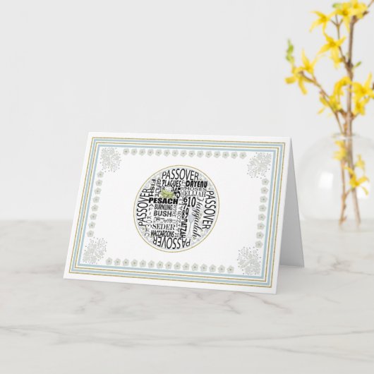 過ぎ越しの挨拶状「過ぎ越しの挨拶」 カード (黄色い花)