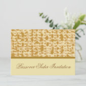 過ぎ越しの祝いのお祝いの招待状カード 招待状 (スタンド正面)