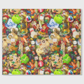 過ぎ越しの祝いの包装紙、30" x 6' ラッピングペーパー (フラット)