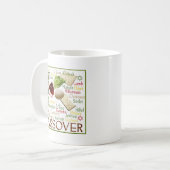 過ぎ越しの祝いの記号 コーヒーマグカップ (正面左)