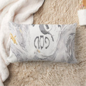 過ぎ越しの祝いのPesachの長方形の枕 ランバークッション (ブランケット)