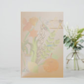 過ぎ越しの祝いのSederの文房具 便箋 (スタンド正面)