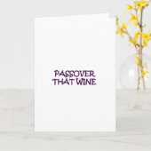 過ぎ越しの祝い カード (黄色い花)