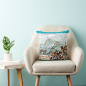 過ぎ越しの祝いPESACHの出国の紅海の装飾用クッション クッション (椅子)