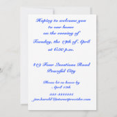 過ぎ越しの祝いSederへの招待状 招待状 (裏面)