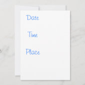 過ぎ越しの祝いSeder 招待状 (裏面)