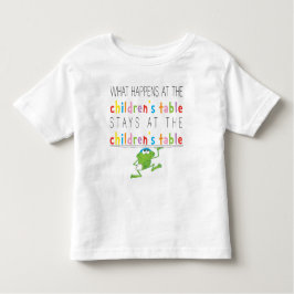 過ぎ越しの『子ども用テーブル』幼児Tシャツ トドラーTシャツ