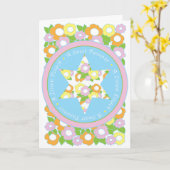 過ぎ越しグリーティングカード「甘い過ぎ越し」 カード (黄色い花)