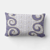 過ぎ越しセダー腰枕「過ぎ越しペイズリー」 ランバークッション (裏面)