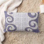 過ぎ越しセダー腰枕「過ぎ越しペイズリー」 ランバークッション (ブランケット)