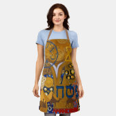 過ぎ越し エプロン (着用した状態)