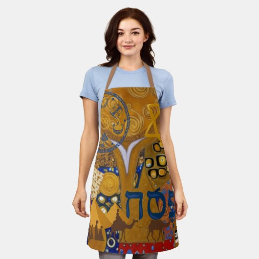 過ぎ越し エプロン (着用した状態)