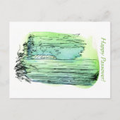 過ぎ越し、私たちは一緒に緑の森 ポストカード (正面)