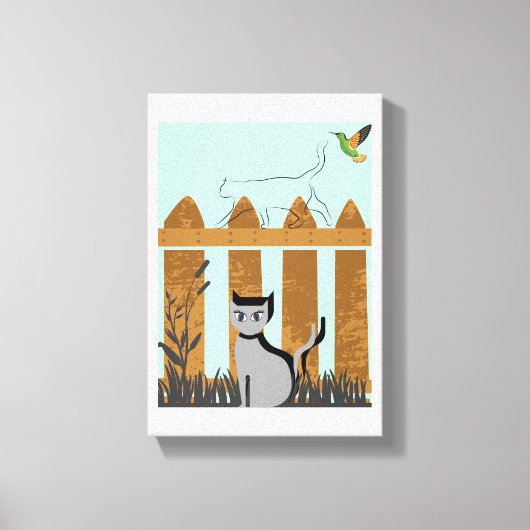 過剰な改変 キャンバスプリント (正面)