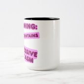 過剰な皮肉を含む可能性がある ツートーンマグカップ (中央)