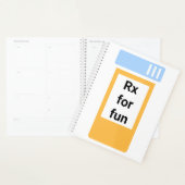 過剰サイズのおもしろい薬剤ボトル プランナー手帳 (ディスプレー)