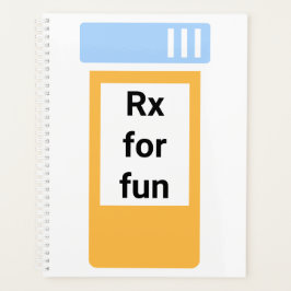 過剰サイズのおもしろい薬剤ボトル プランナー手帳