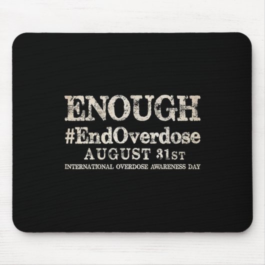 過剰供ストップ量国際的認識のサポート マウスパッド (正面)